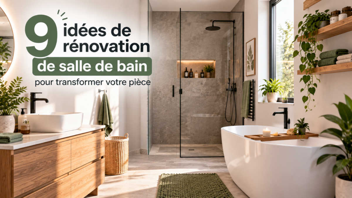 9 idées de rénovation de salle de bain